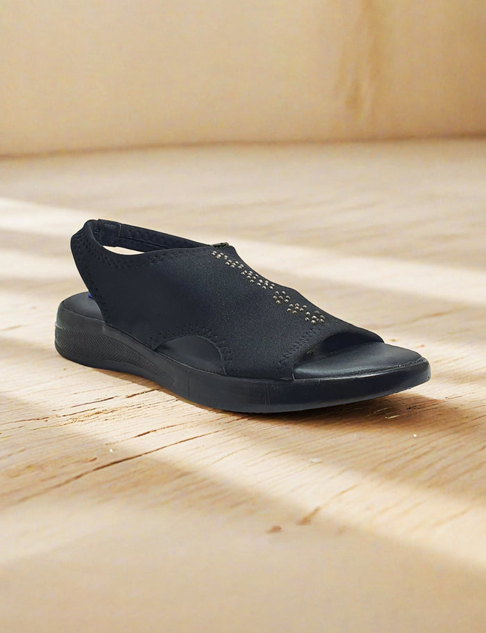 Black Soft Sandal