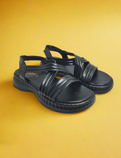 Black Soft Sandals