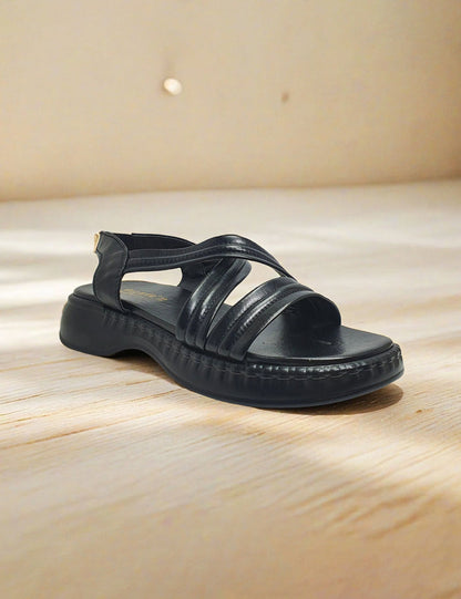 Black Soft Sandals