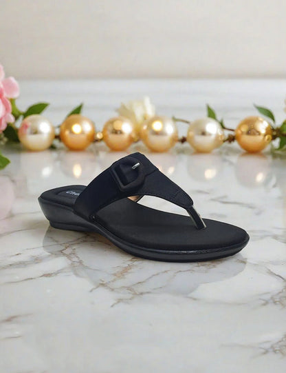 Black Soft Slippers