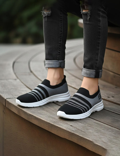 Black Soft Sneakers on sale