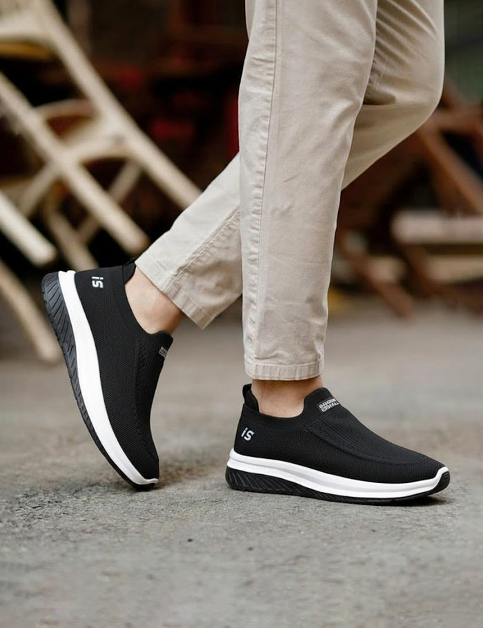 Black Soft Sneakers