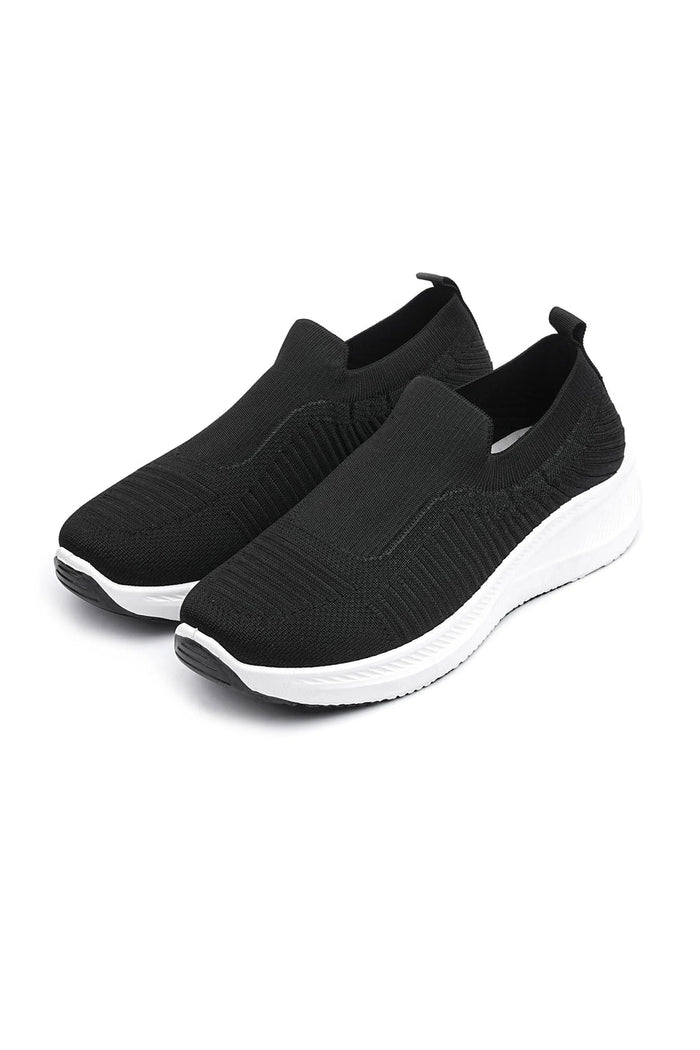 Black White Soft Sneakers