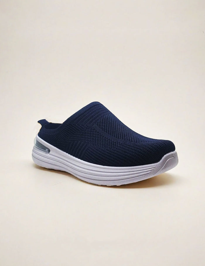 Blue Back Open Sneakers for Women