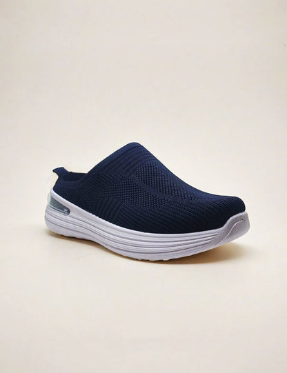 Blue Back Open Sneakers for Women