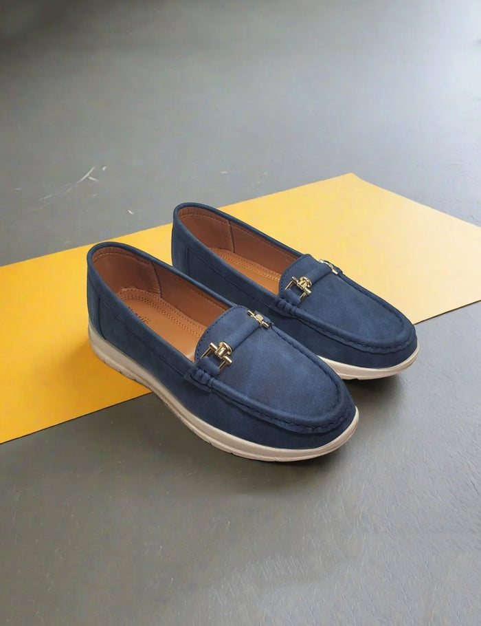 Blue Winter Pumps