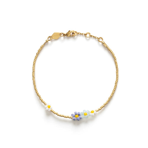 Bluebell Bloom Bracelet, Soft Blue