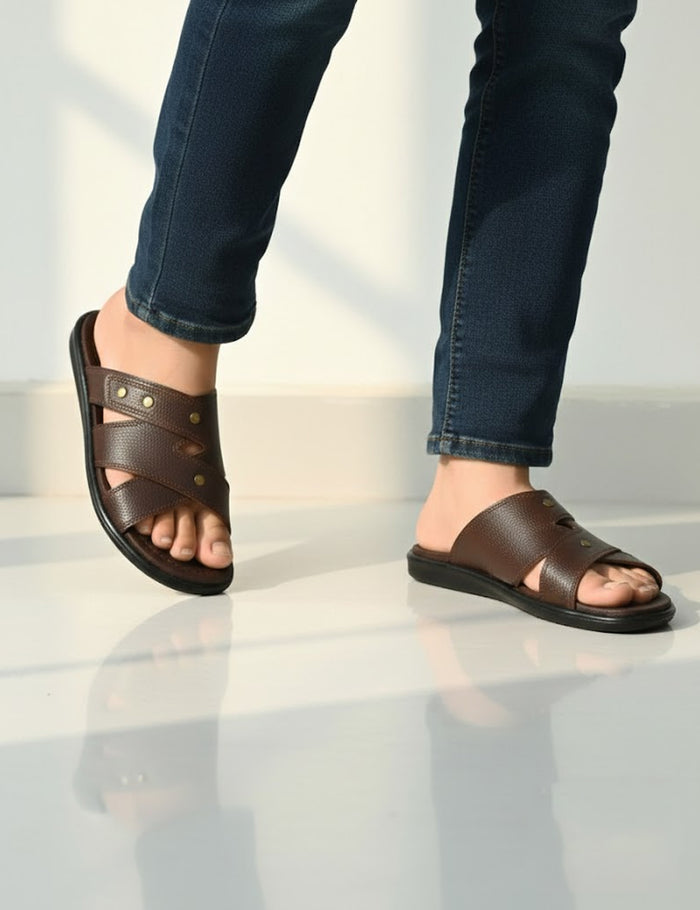 Brown | Slippers for Men