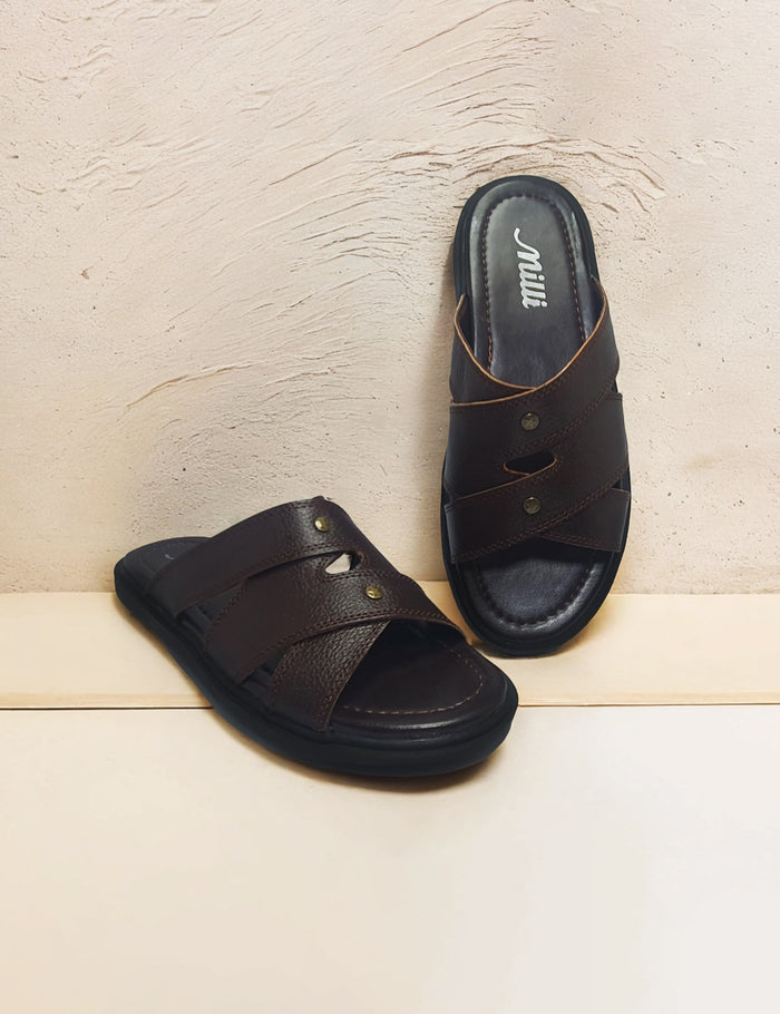 Brown | Slippers for Men