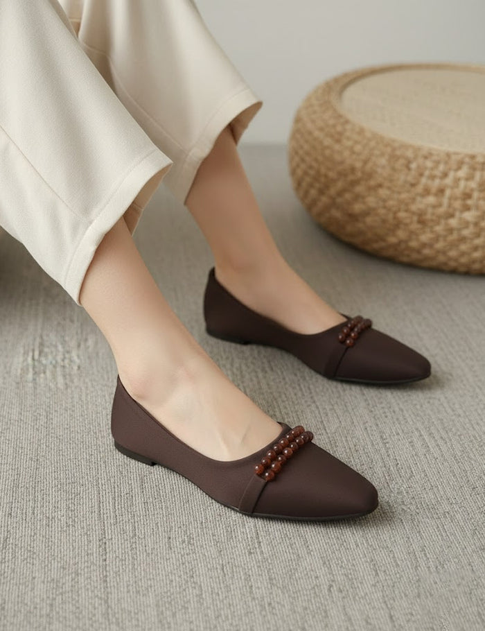 Brown Winter Pumps