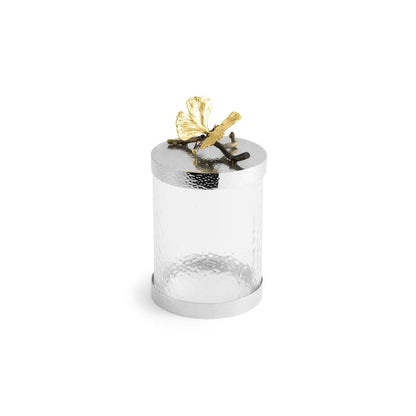 Butterfly Ginkgo Canister Small by Michael Aram