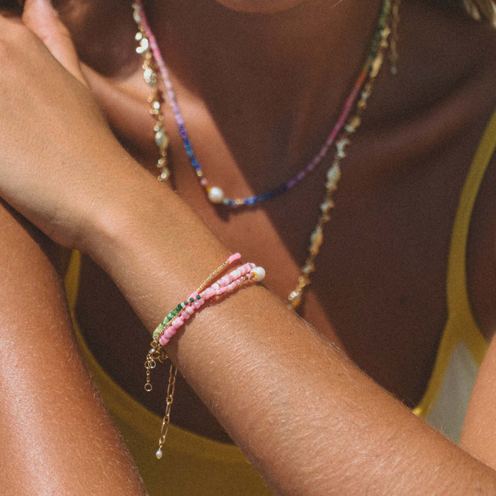 Calypso Bracelet, Flamingo Sand