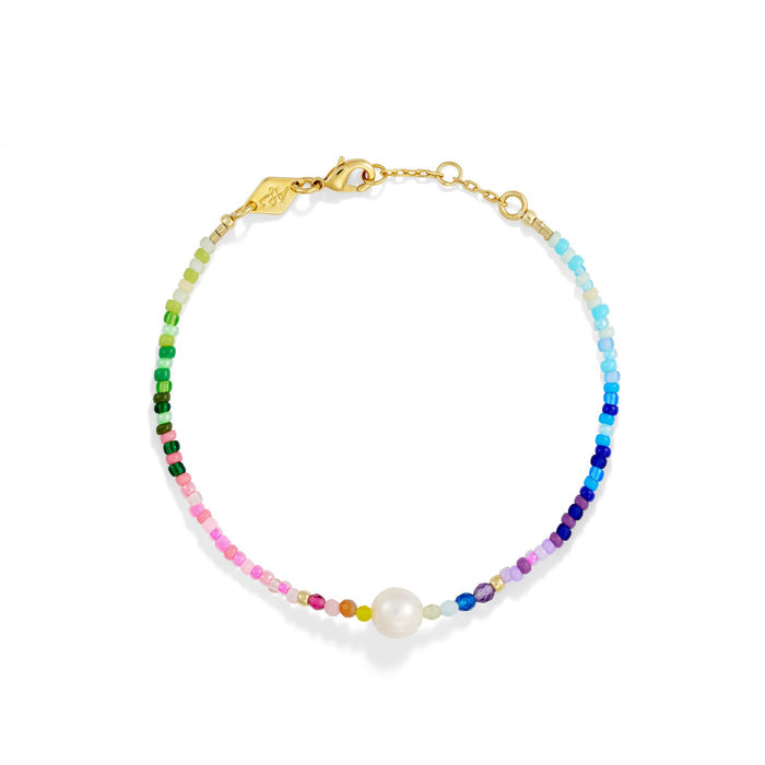 Capri Bracelet, Neon Rainbow