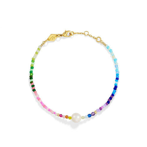 Capri Bracelet, Neon Rainbow