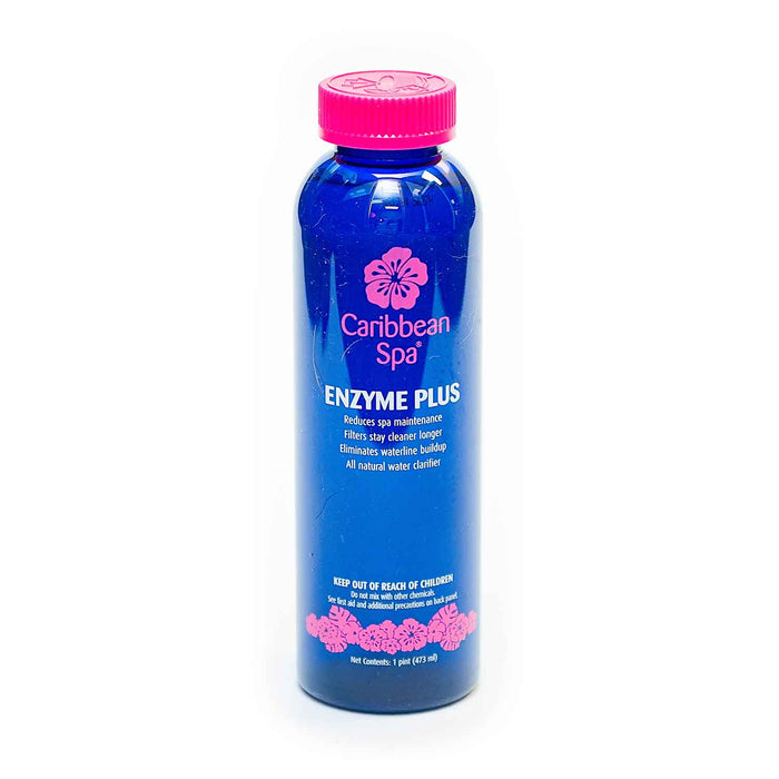 Caribbean Spa Enzyme Plus Scum Reducer for Hot Tubs 16oz. - Great Backyard Place