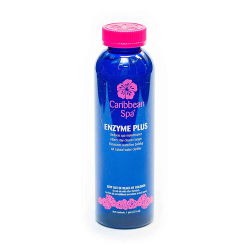Caribbean Spa Enzyme Plus Scum Reducer for Hot Tubs 16oz. - Great Backyard Place
