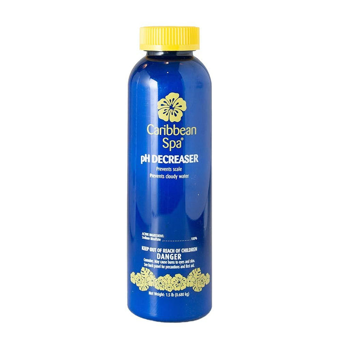Caribbean Spa pH Decreaser for Hot Tubs - 16oz - Great Backyard Place