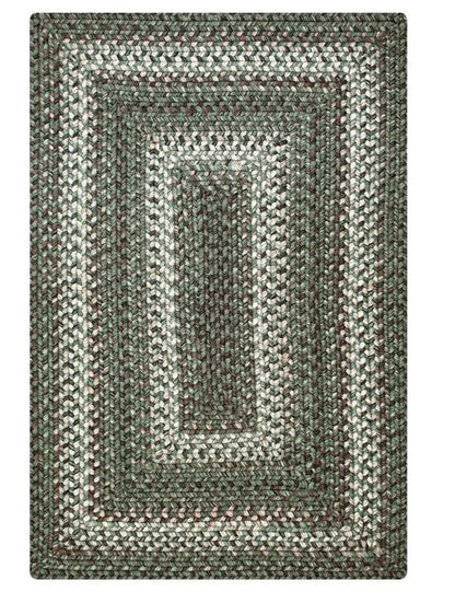 Cedar Ridge Green Outdoor Braided Rug