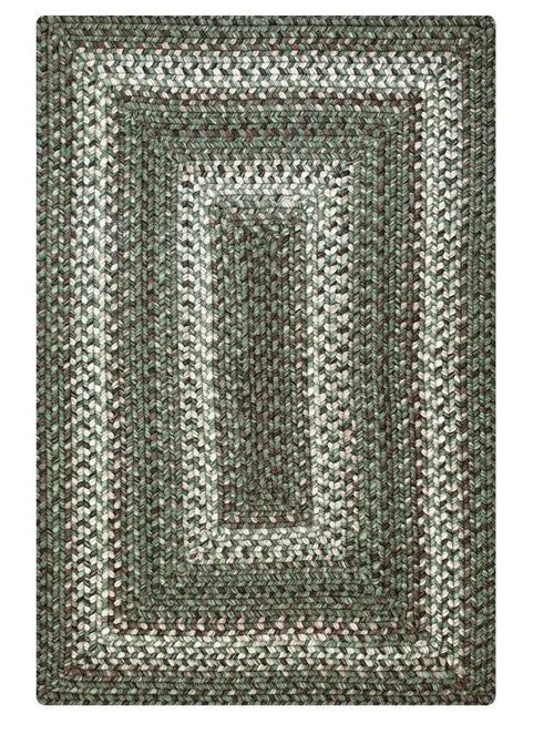 Cedar Ridge Green Outdoor Braided Rug