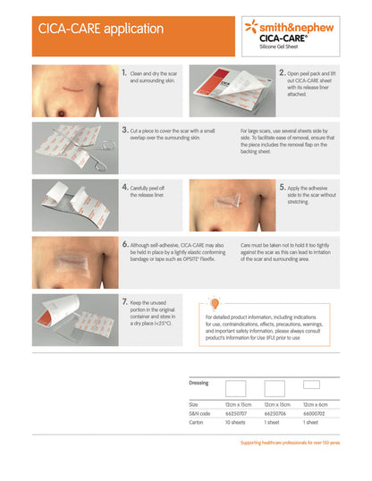 CICA-CARE Silicone Gel Sheet