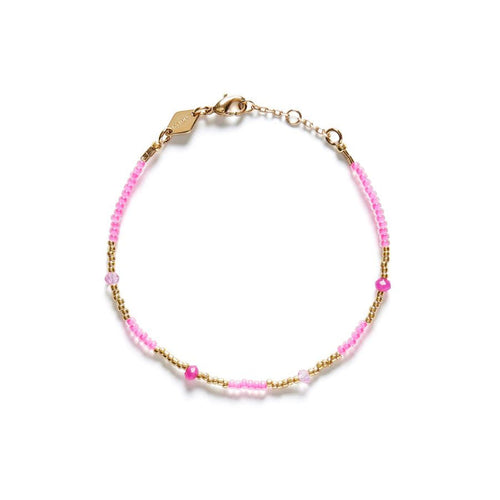 Clemence Bracelet, Neon Hot Pink
