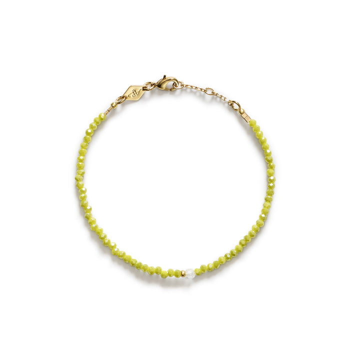 Cosmic Cactus Bracelet, Pale Olive