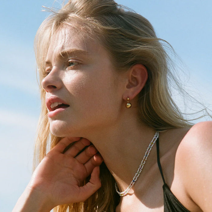Drop Of Gold Earrings