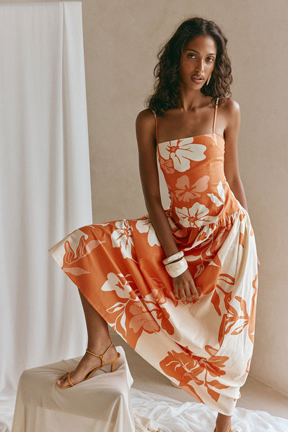 Samia Dress - Sunset Botanica