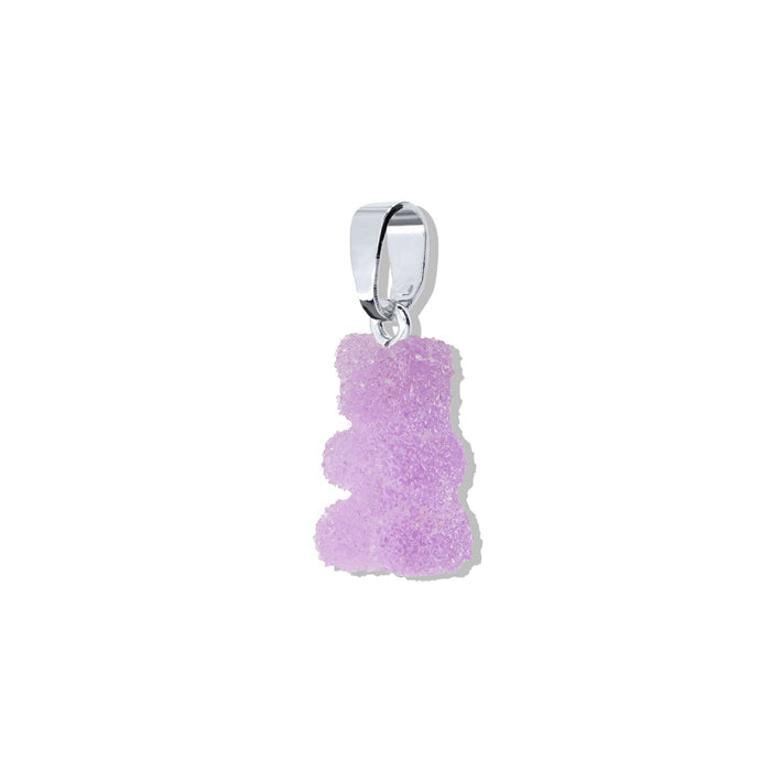 Fizzy Bear Pendant, Silver Connector