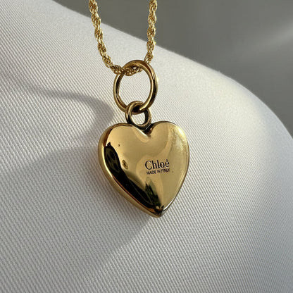 Flamingo Heart Charm