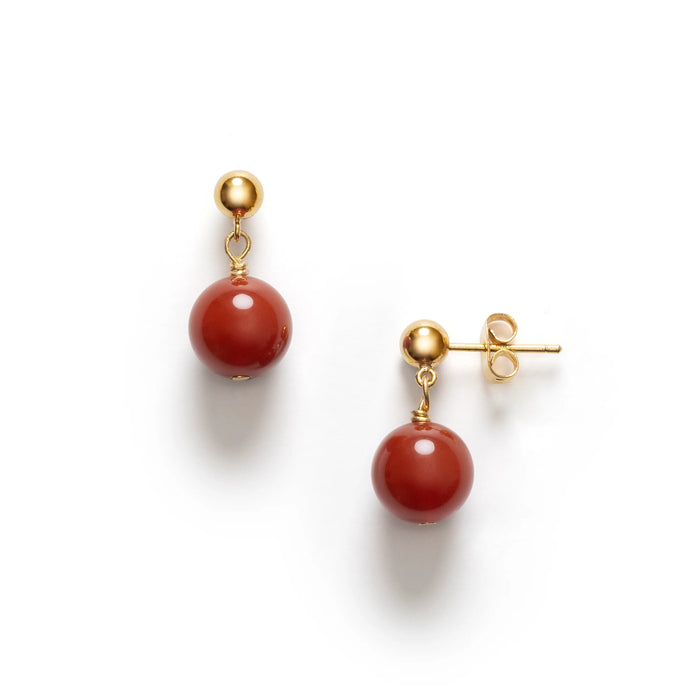 Float Earrings, Red