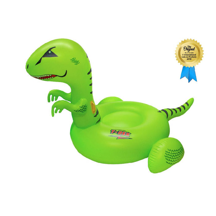 Giant T - Rex Ride - On Inflatable Swimming Pool Float - Great Backyard Place