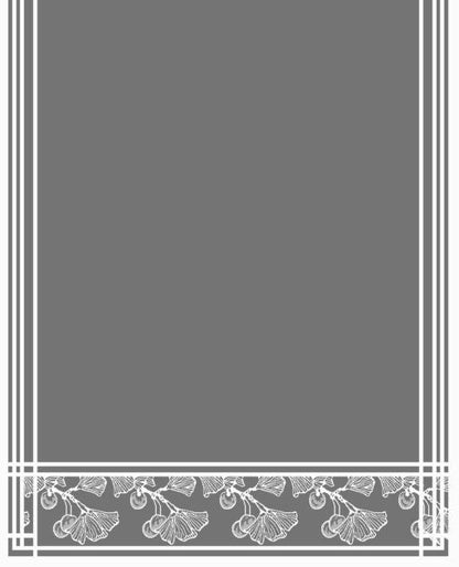 Ginkgo Leaf Lace Curtain Panel