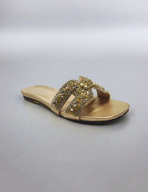 Golden Casual Slippers