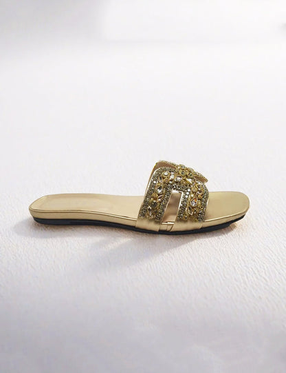 Golden Casual Slippers