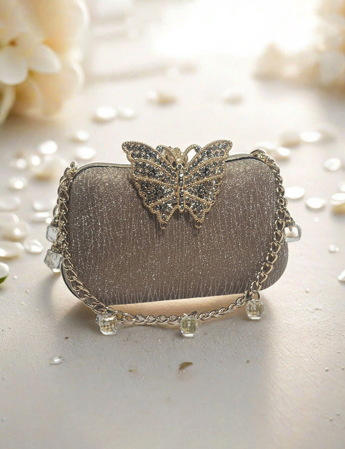 Golden Fancy Clutch