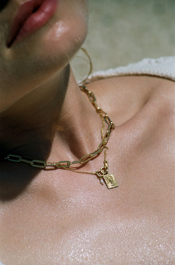 Golden Hour Necklace, Gold