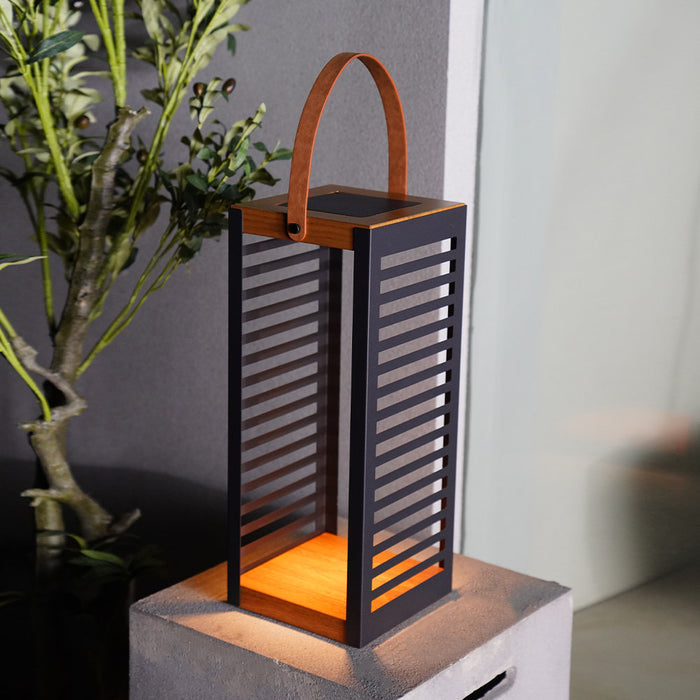GRAND PATIO 19.7'' Solar Powered Outdoor Floor Lamp