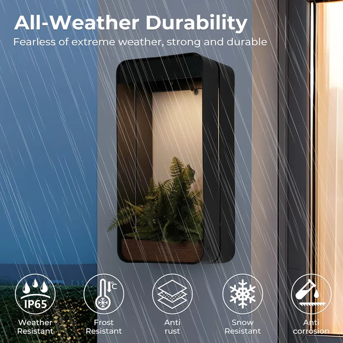 Grand Patio Flowerpot Solar Powered Integrated LED Outdoor Hanging Light