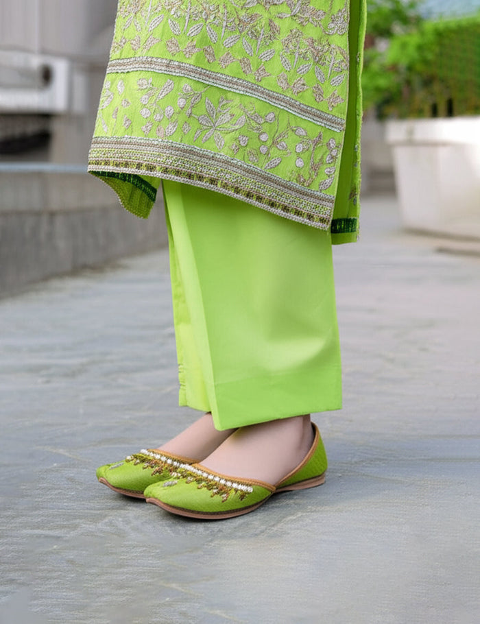 Green | Fancy Khussa for women
