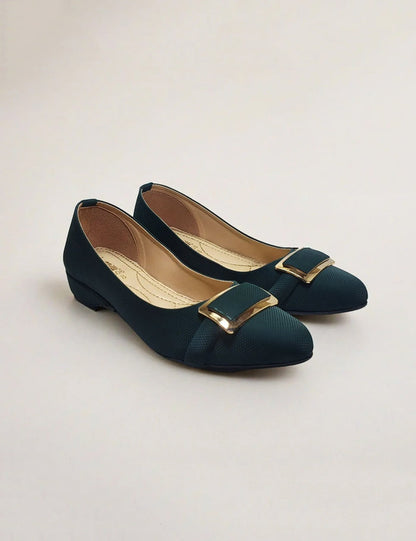 Green Winter Pumps
