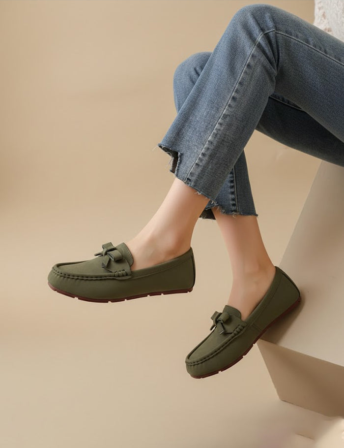 Green Winter Pumps
