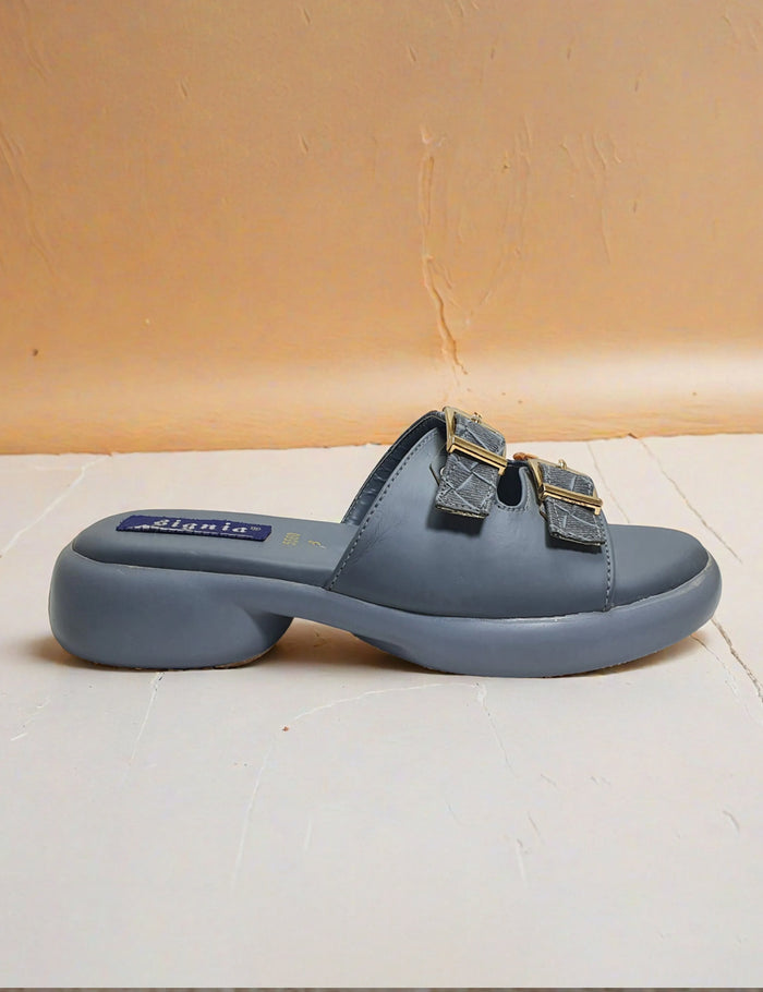 Grey Soft Slippers