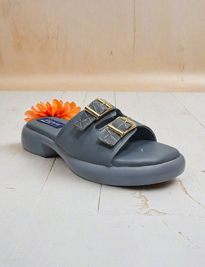 Grey Soft Slippers