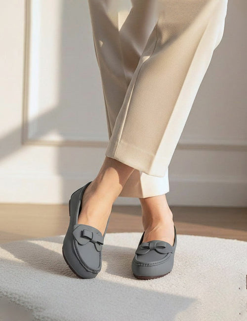 Grey Winter Pumps