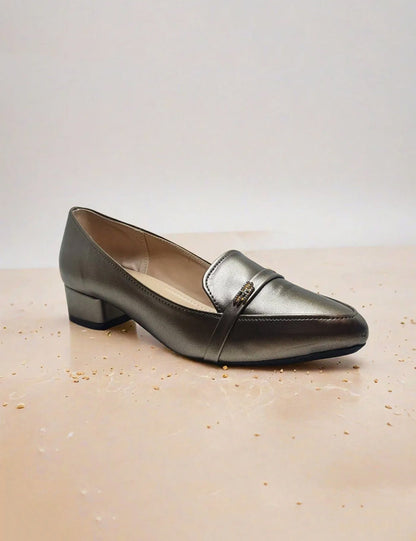 Grey Winter Pumps