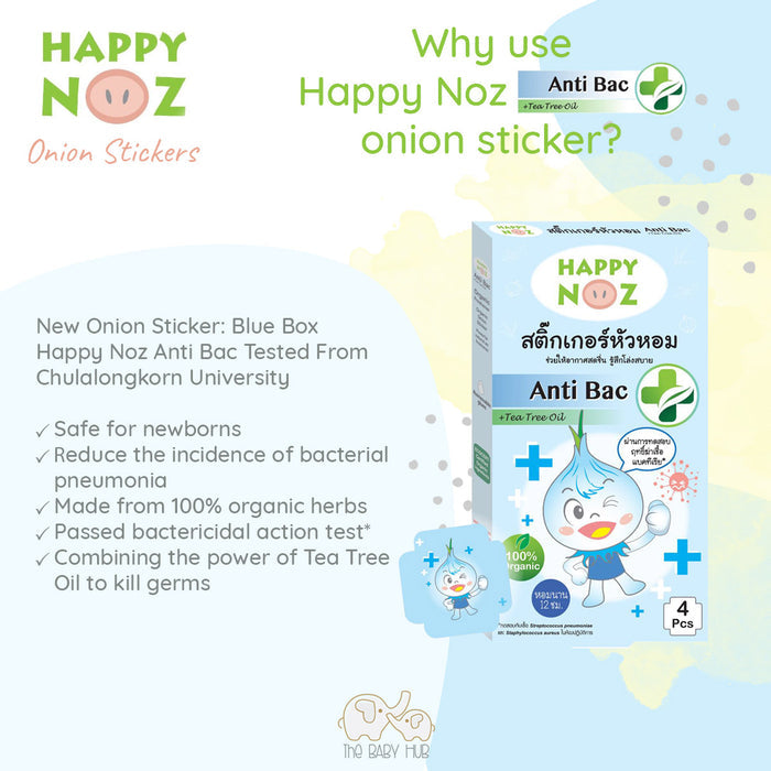 Happy Noz Kids Anti Bac Organic Onion Sticker