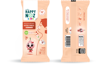 Happy Noz Kids Detox PM 2.5 Organic Onion Sticker