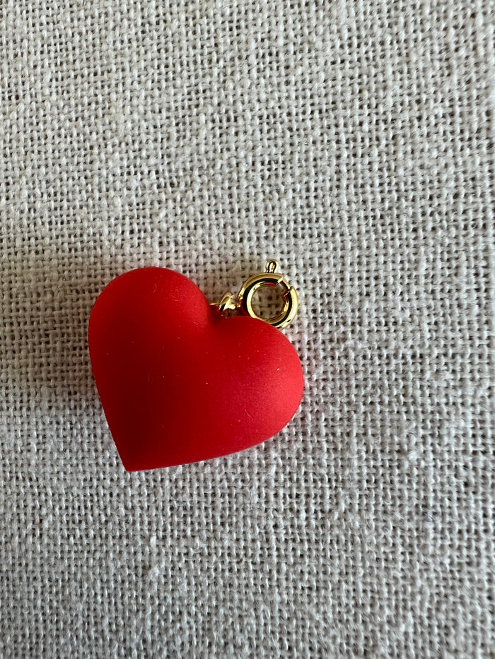 Heart Charm, Red