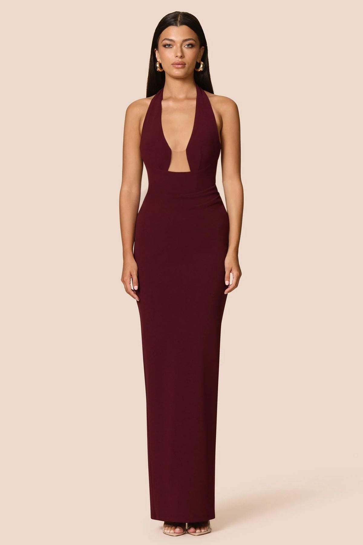 Nookie Demi Gown -  Wine